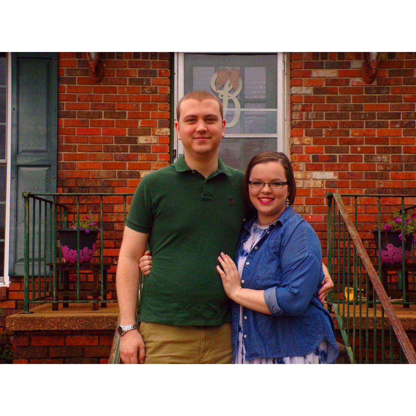 A trip to Fayette and a day where we actually dressed up. I believe this was mother's day 2019! Outside of my grandparents home and taken by my sister, I love this picture of us!