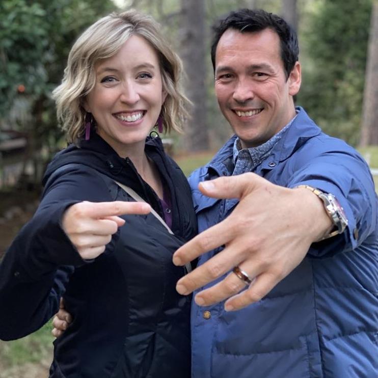 Another moment from the proposal 💕