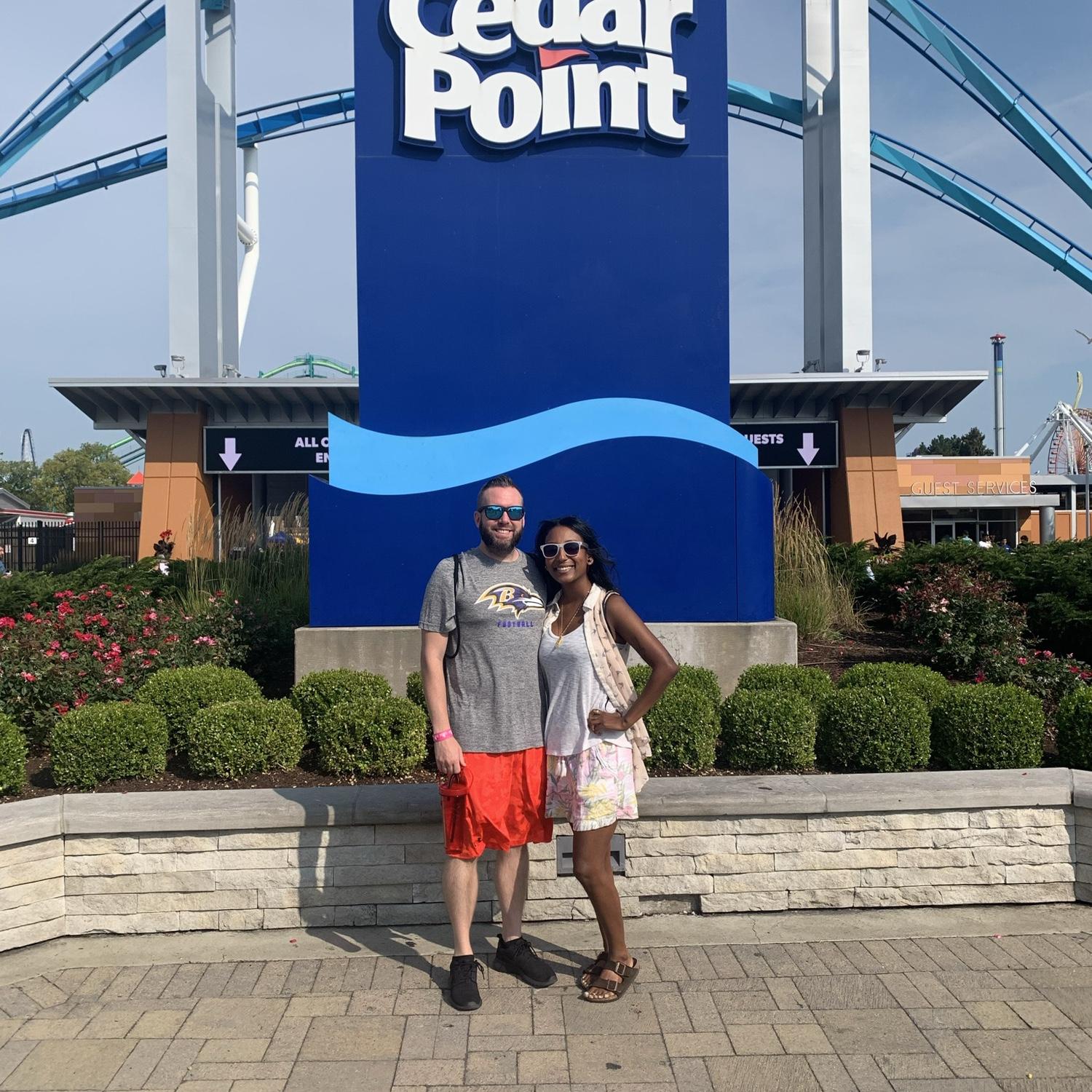Spontaneous road trip to Cedar Point