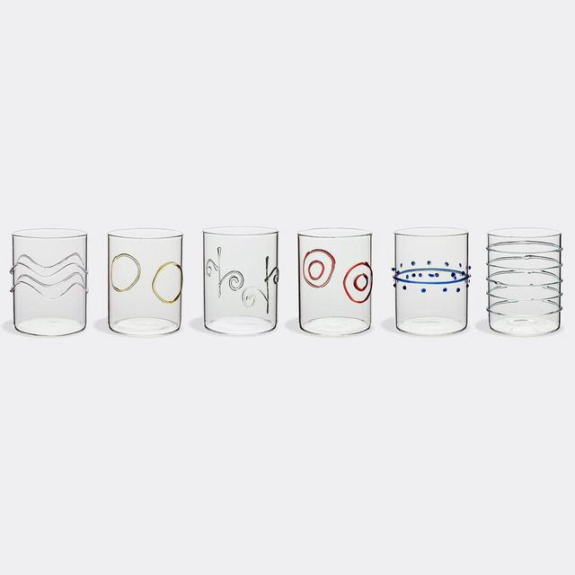 'Deco' water glass, set of six