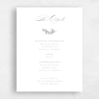Green Floral Wedding Enclosure - Vienna