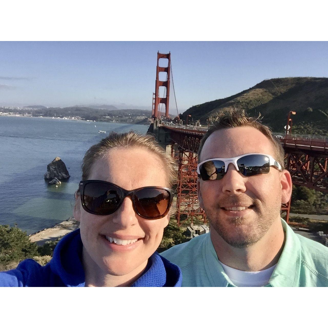 2015:  Golden Gate Bridge.
