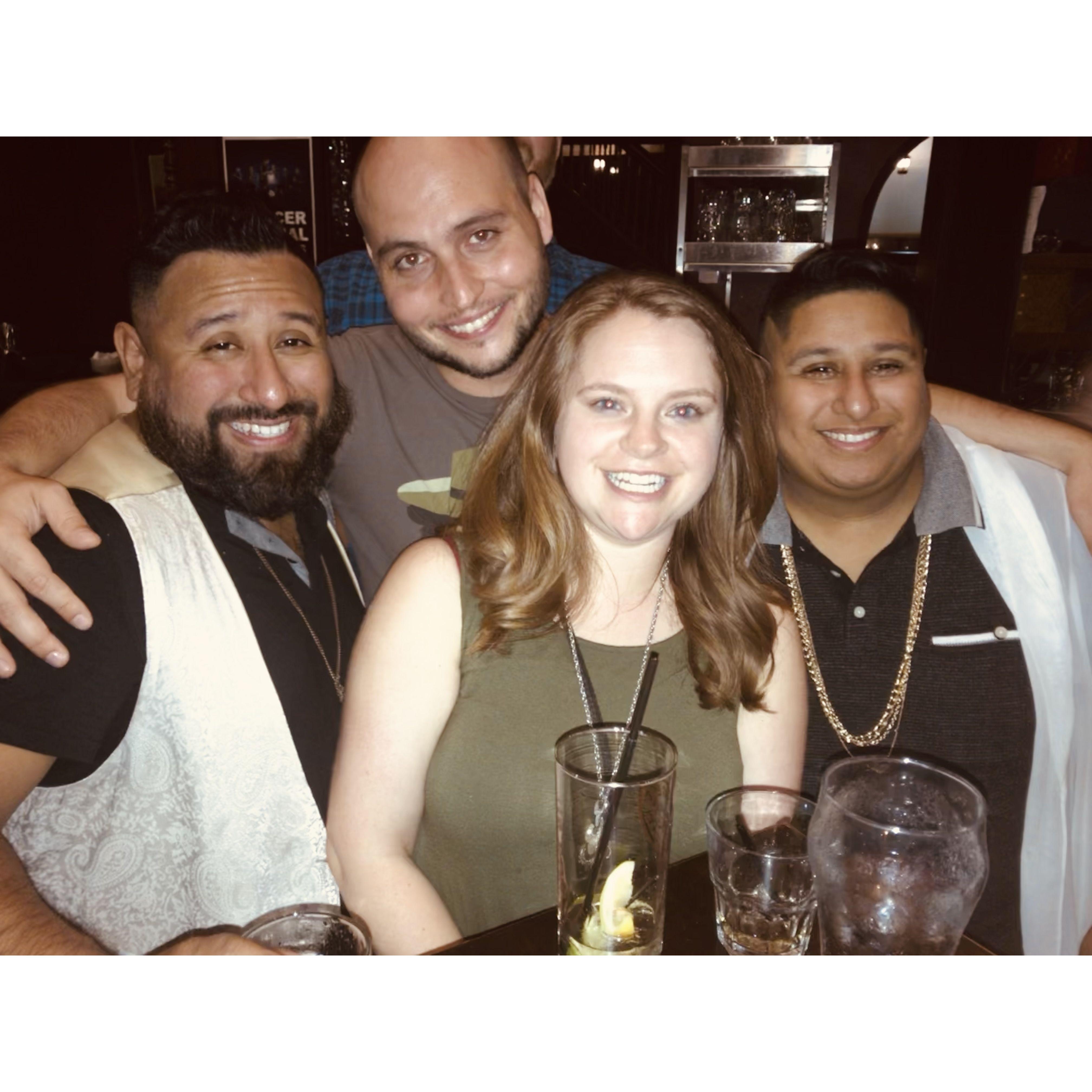 Our first date consisted of a comedy show, Tim + Thom's fashion show after party, and Jaime breaking up a bloody fight in the middle of the street.