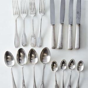 The Food52 Vintage French Silverware, Silver-Plated, 4-Piece & 20-Piece Settings