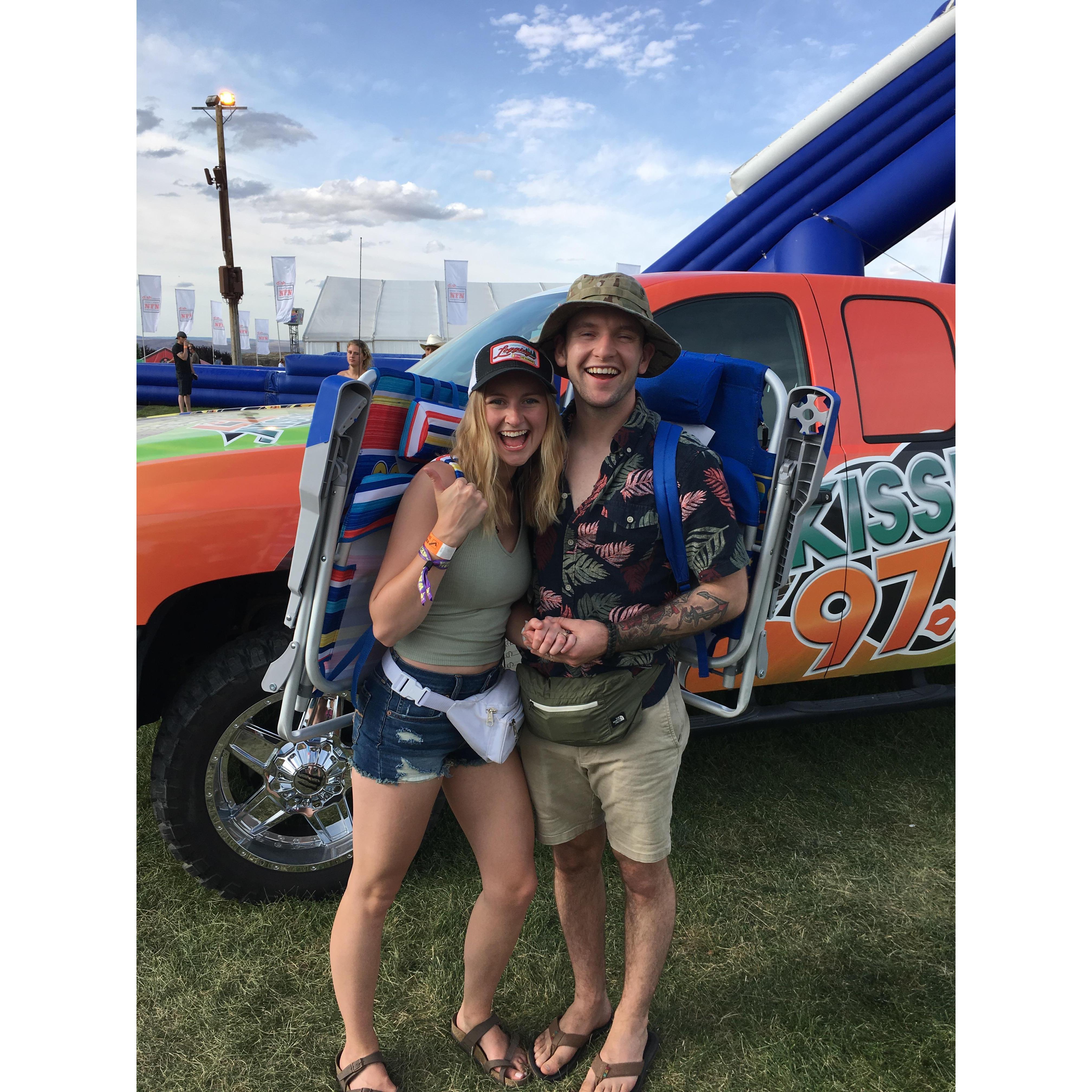 Watershed, 2019. Hats, check! Camping chairs, check! Fanny packs, check!