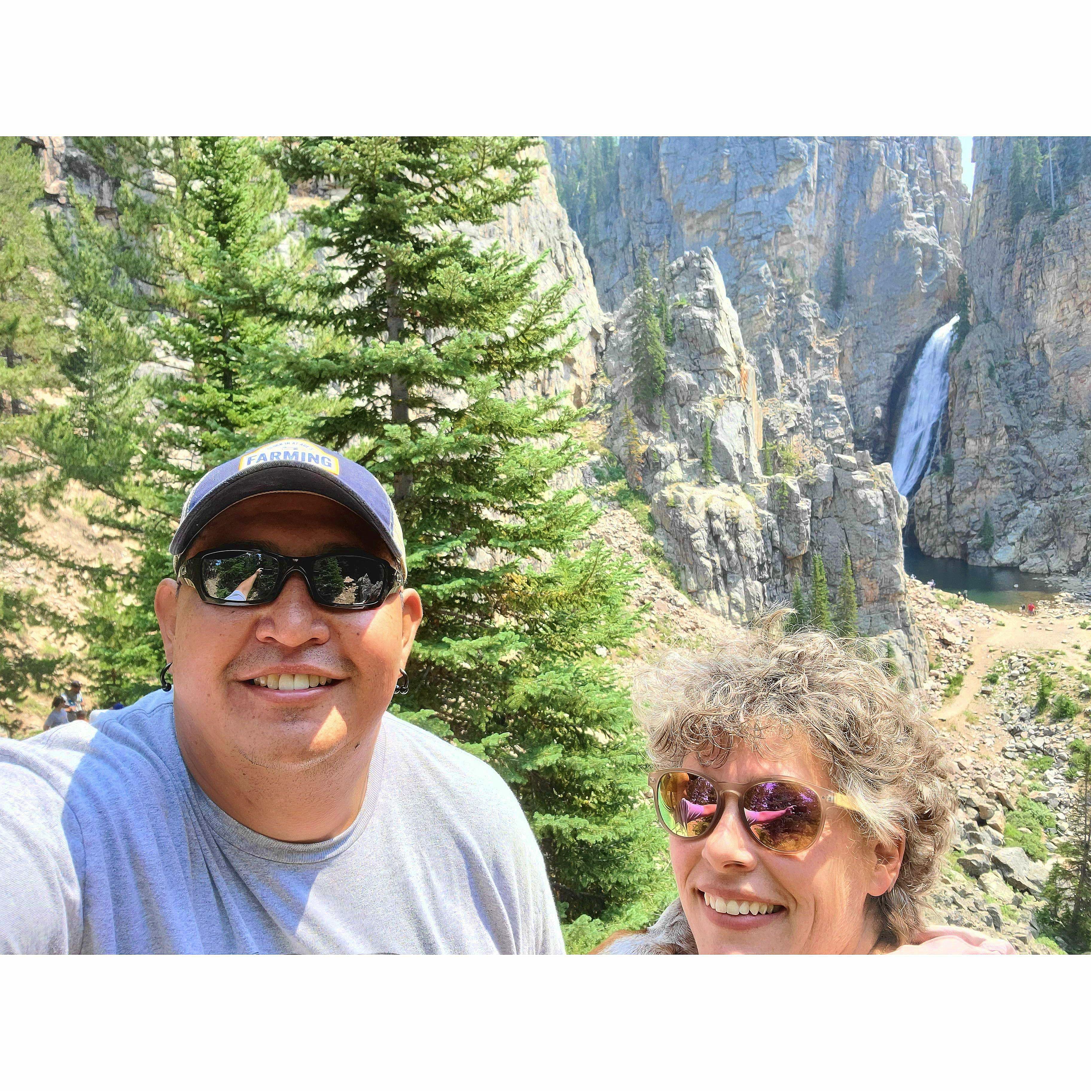 Porcupine Falls in the Big Horns... and we didn't die! Haha!