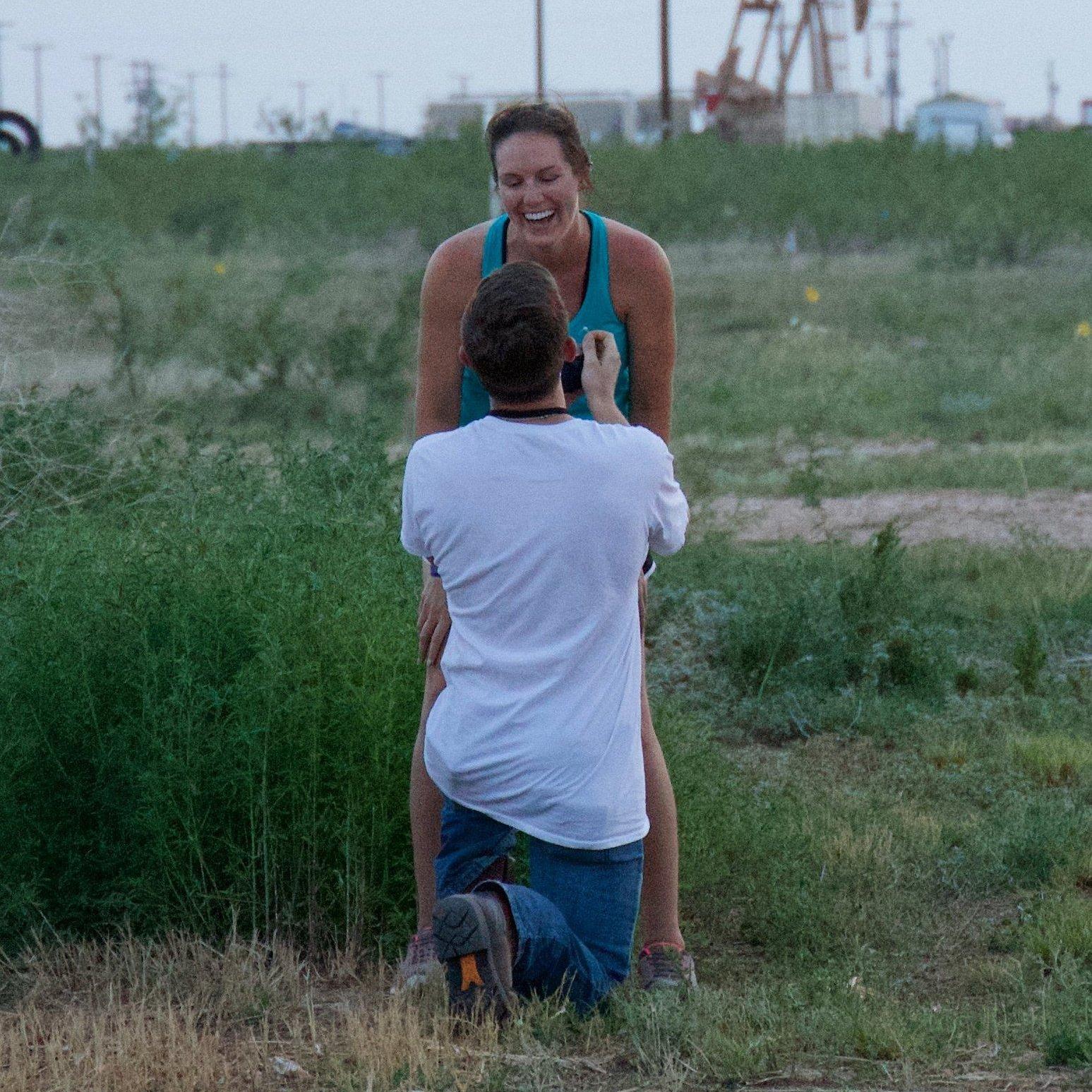And then what everyone was expecting (even Becca, since she guessed earlier) finally happened... :)