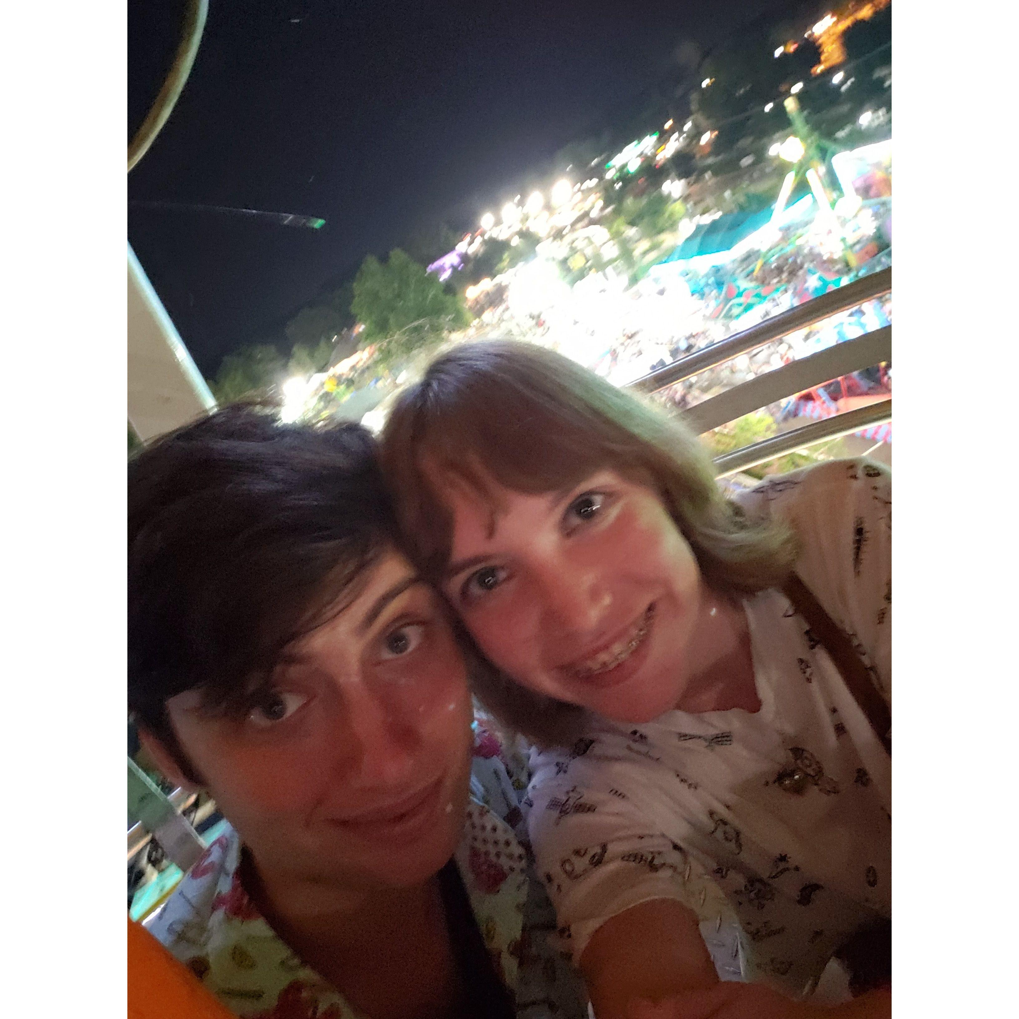 On the Ferris Wheel at Sterling Fest June 2018