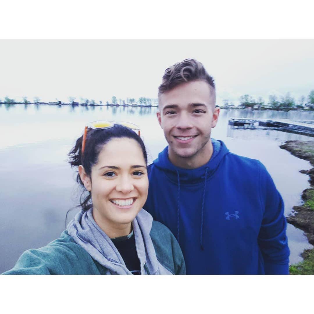Our first time camping together. We realized after this we needed to invest in a camper.