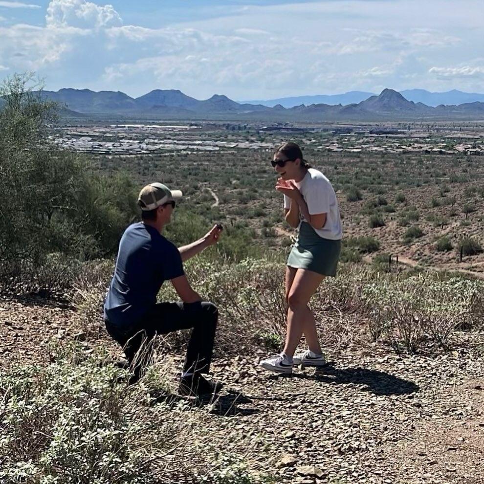 She got proposed to