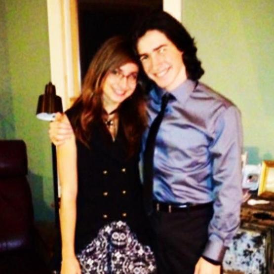 Homecoming, 2014! (Syd's dress and steampunk vest were both from Hot Topic!)