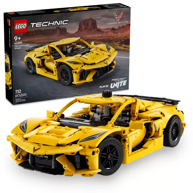 LEGO Technic Chevrolet Corvette Stingray Toy Car Building Kit 42205