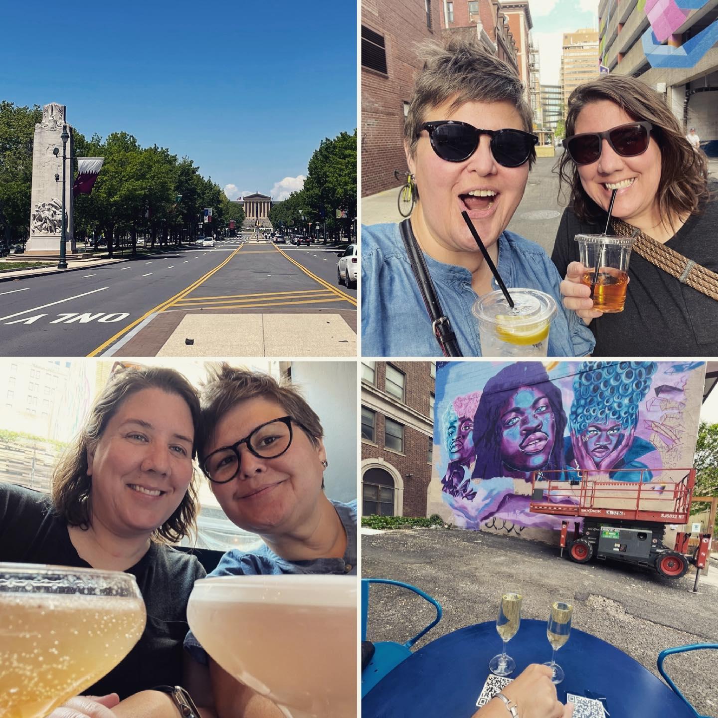 Our 1st away trip together; Philly love.