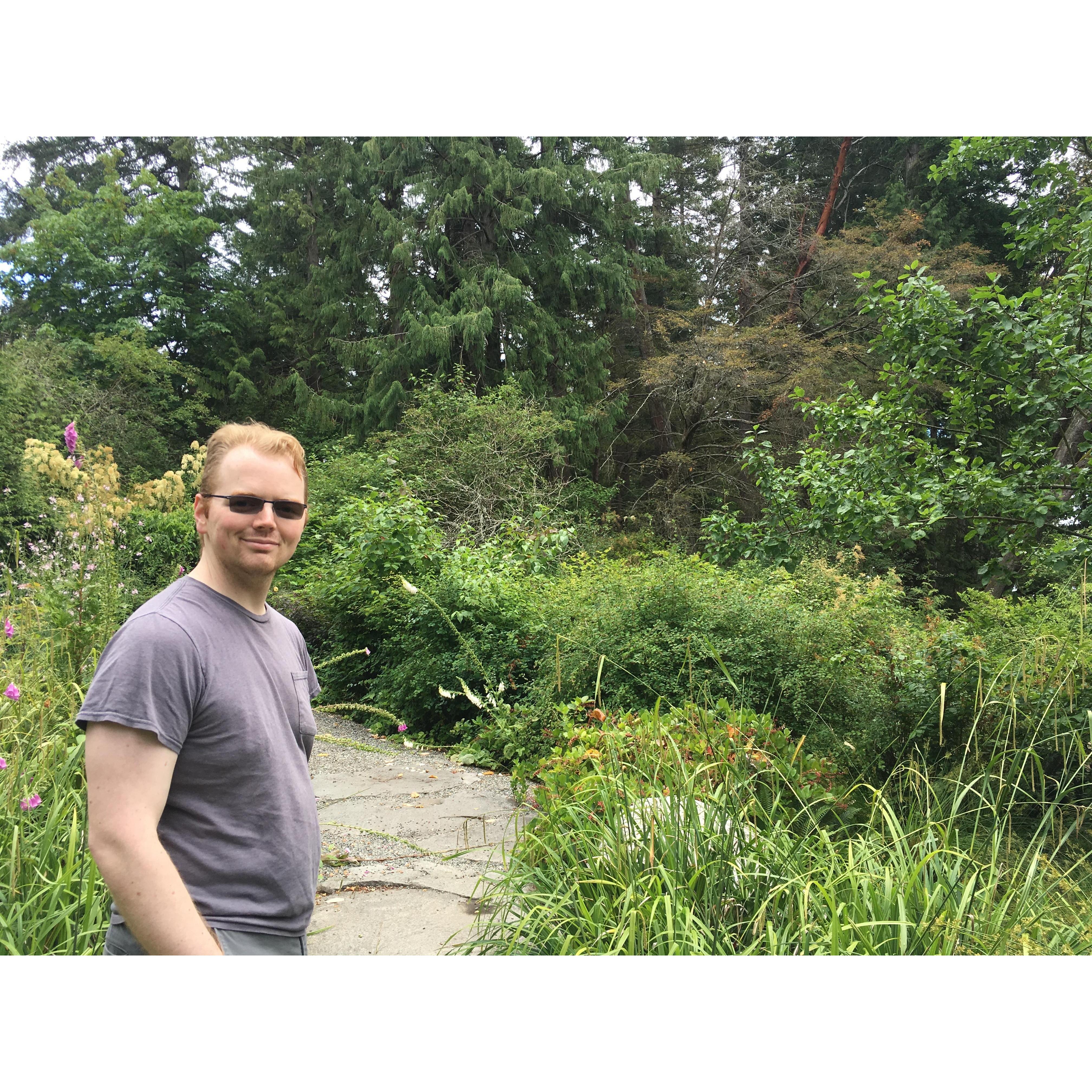 Exploring the Olympic peninsula together.  It was great to discover that we both enjoy exploration.