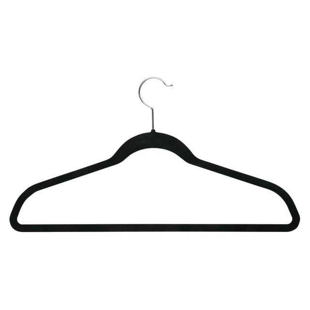 Velvet Touch Suit Hanger - Black (9pk)