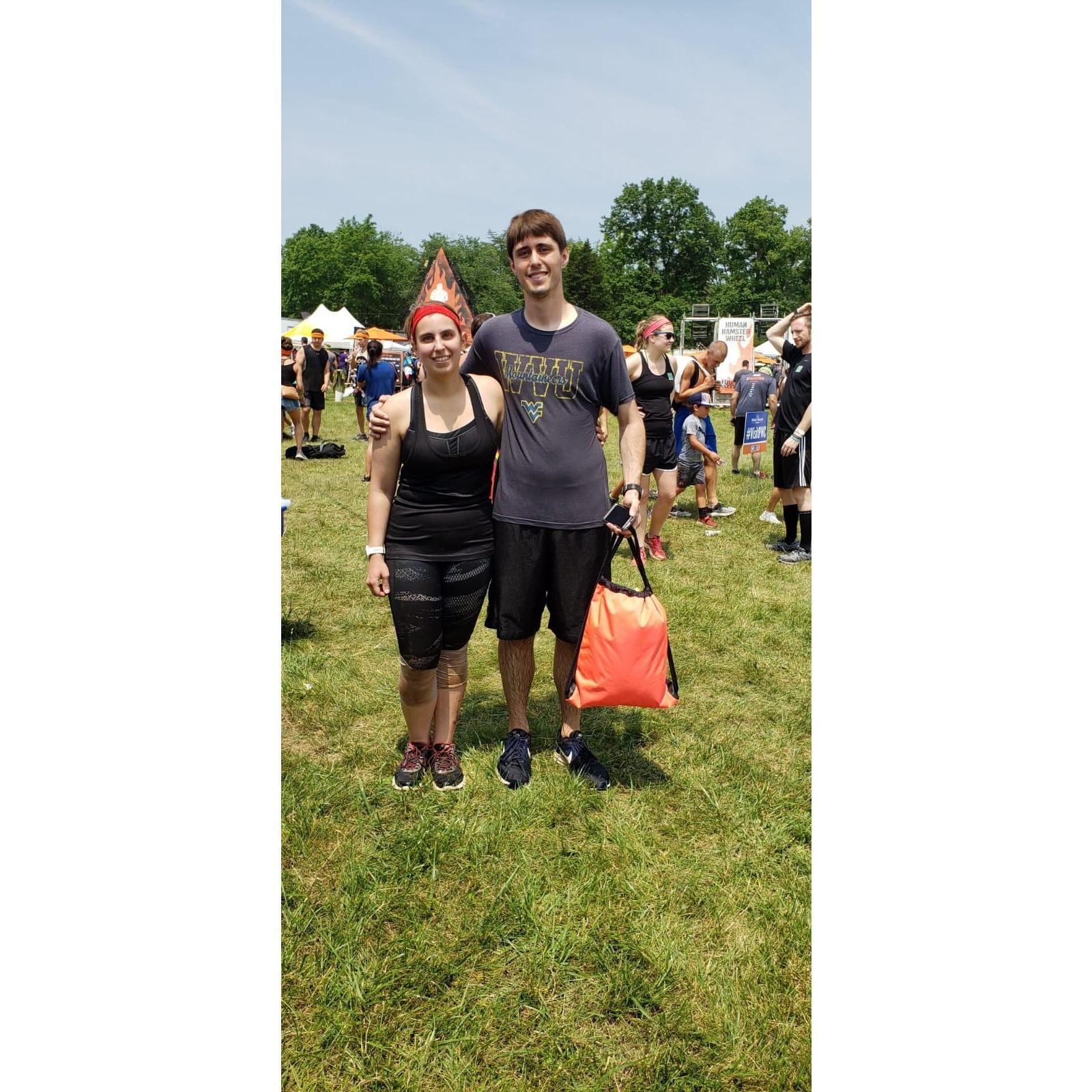 Our first Tough Mudder run