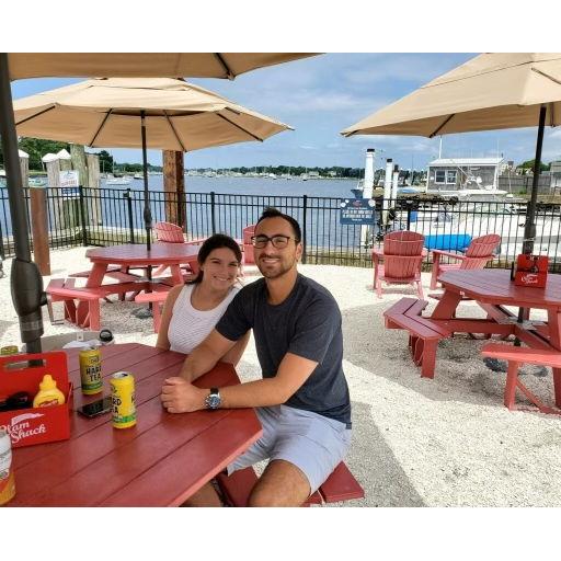 Getting lobster rolls in RI, 2021.