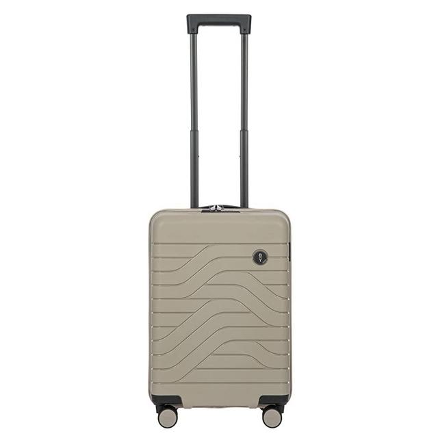 Bric's B|Y Ulisse Spinner Suitcase - 21 Inch Carry-On Luggage - Hard Exterior and TSA-Approved Lock - Dove Grey