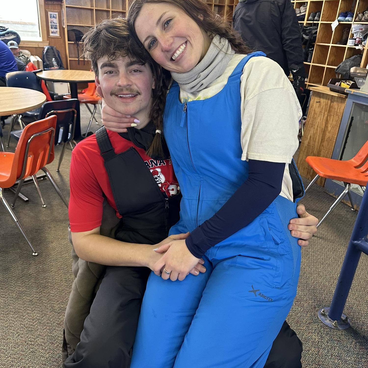 Ski Trip!! They both learned to snow board!