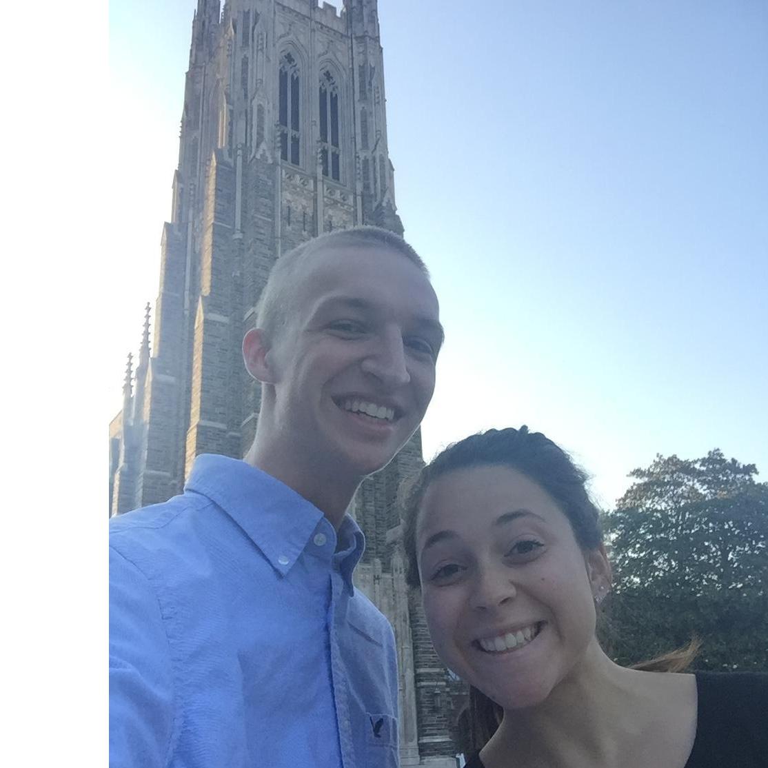 Visit to Duke University, Zach's favorite college.