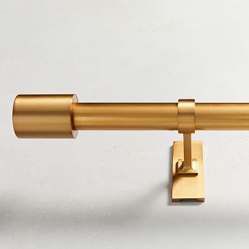 Oversized Adjustable Metal Rod - Antique Brass (60-108'')