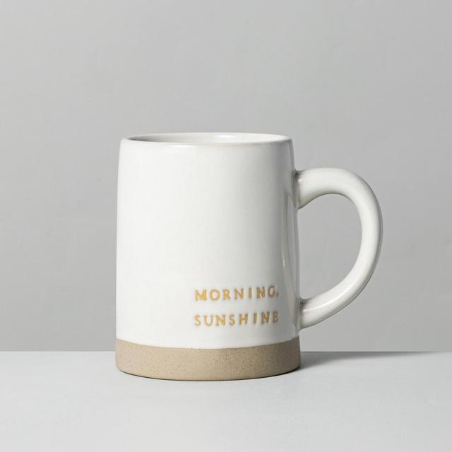 'Morning Sunshine' Stoneware Mug Yellow - Hearth & Hand™ with Magnolia