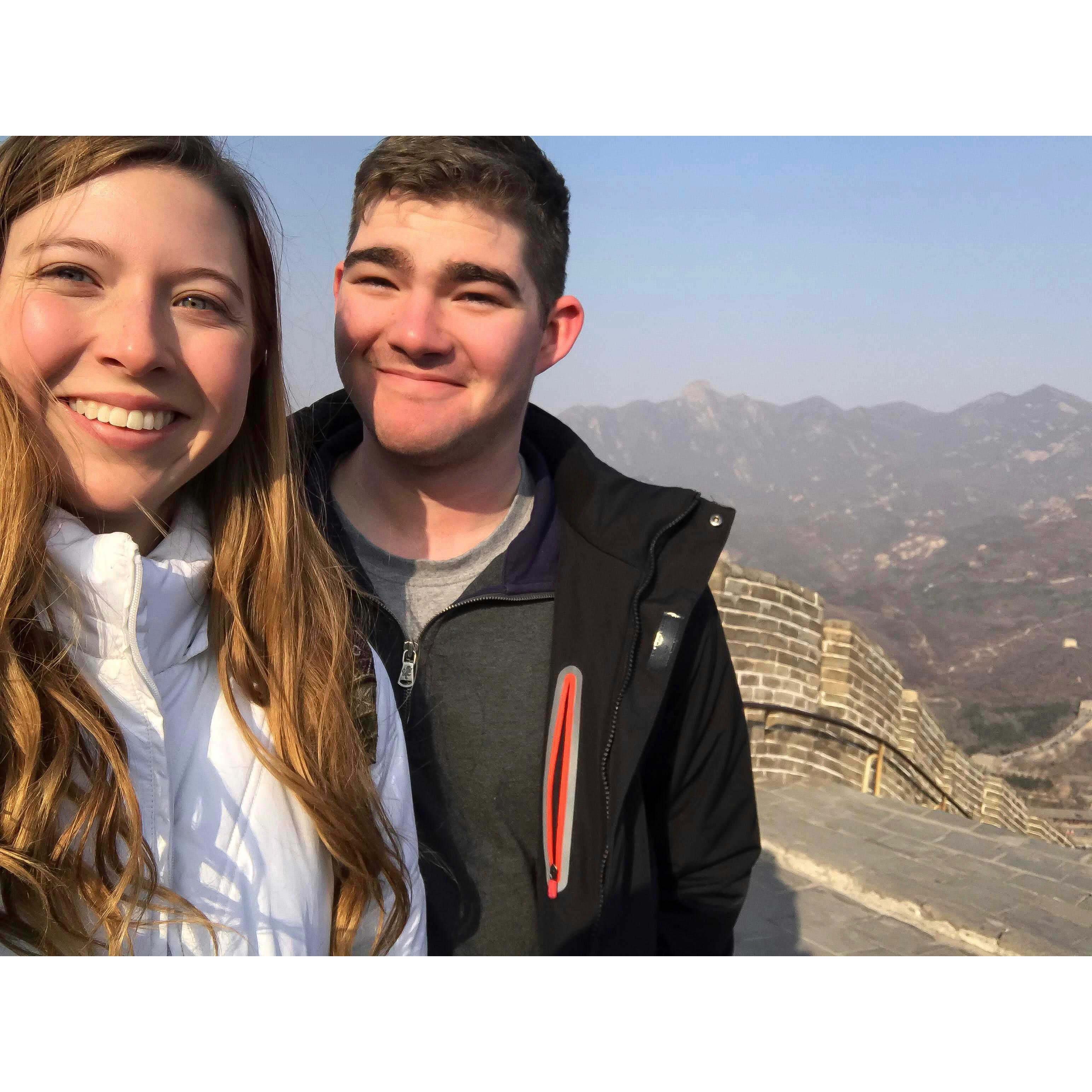 On the Great Wall of China - Christmas 2018