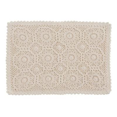 Park Designs Lace Placemat Set - Cream