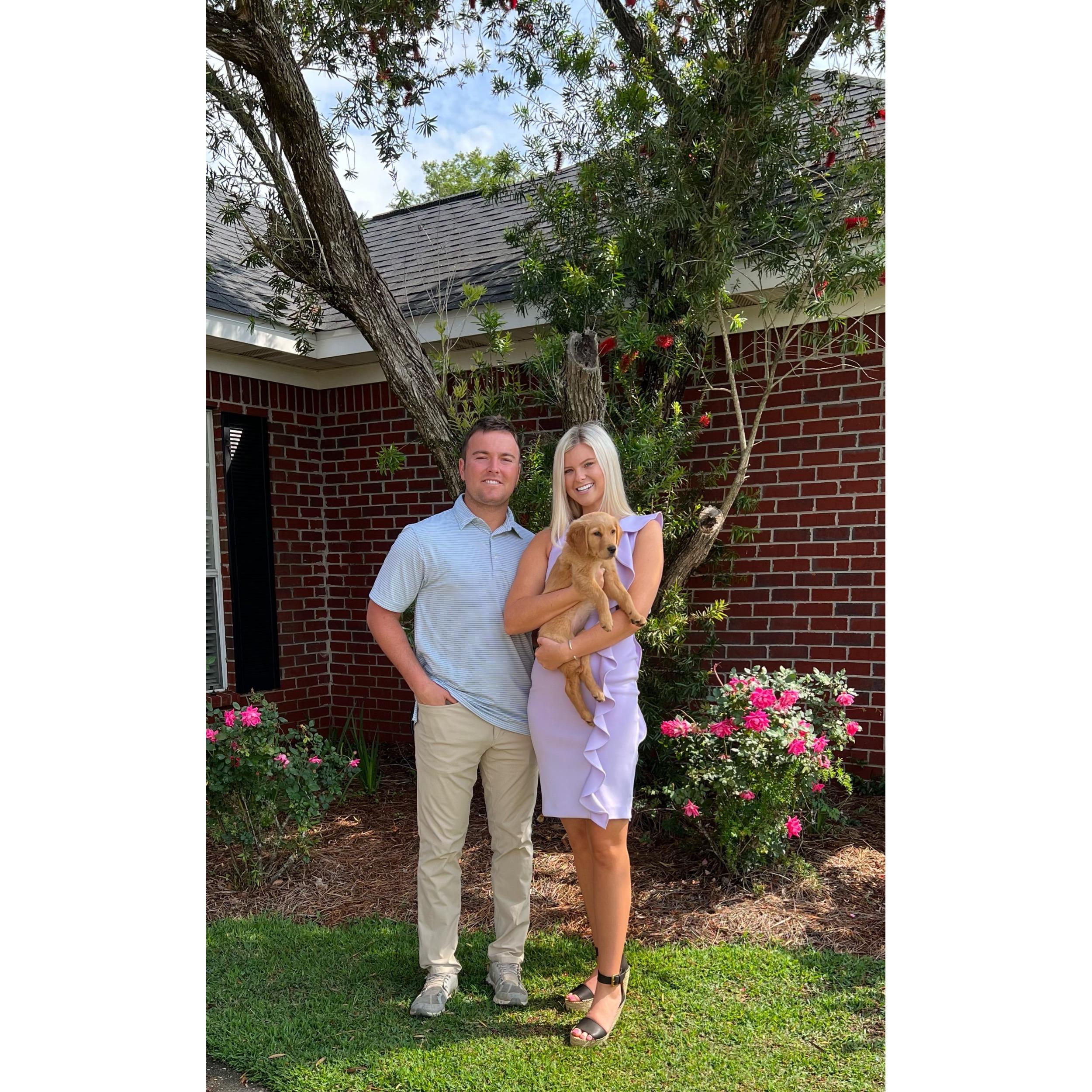 Easter 2022 with our newest addition, Swayze