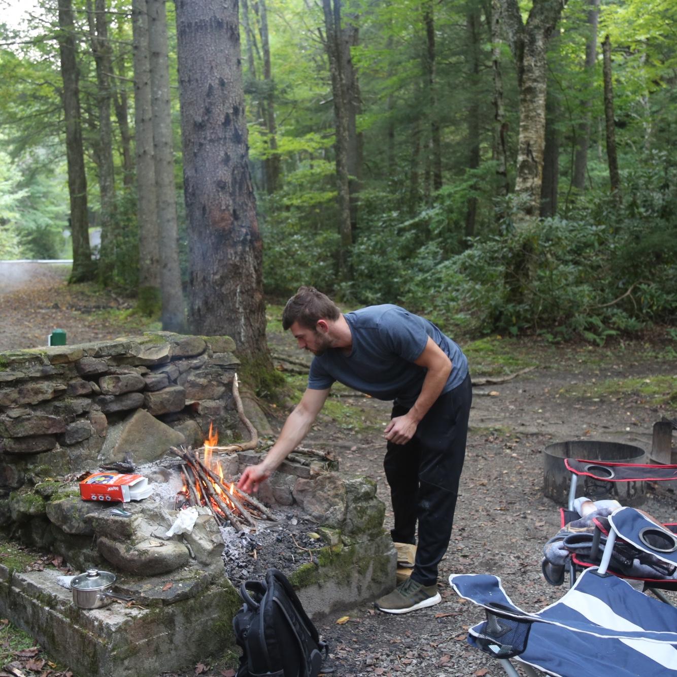 First camping trip. Seneca Rocks WV