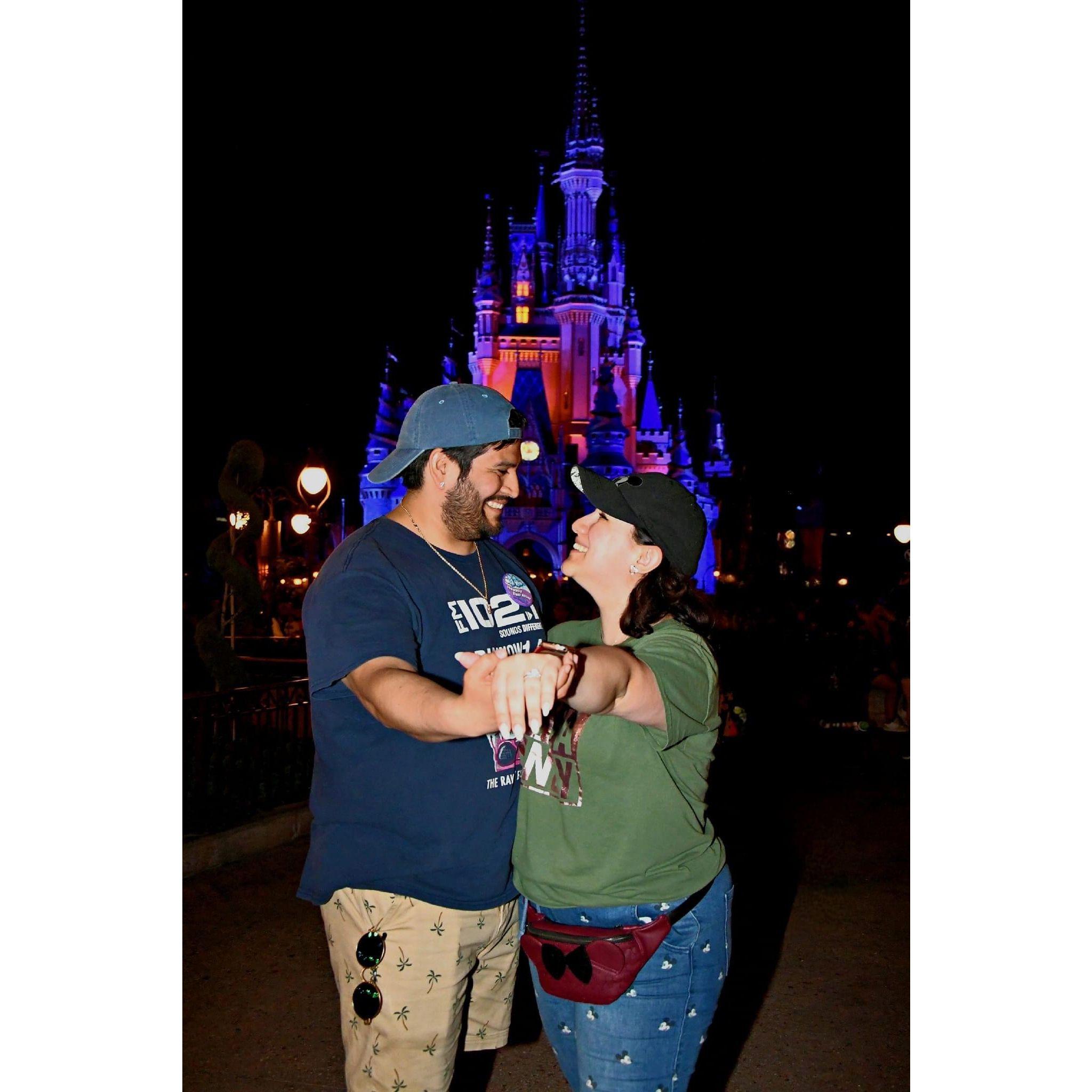 In Disney, as a fianceeeeee!