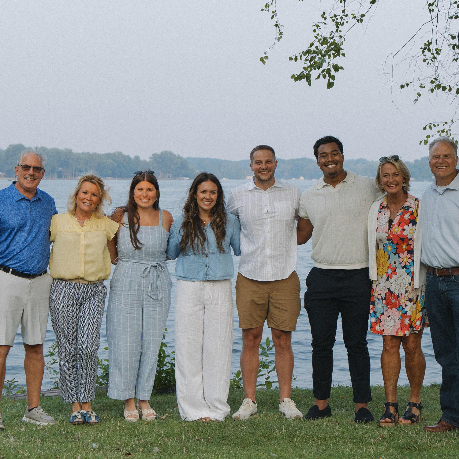 Some of our favorite people at our engagement: Lex's parents, Danny's parents, and our besties Hannah and Tabahn