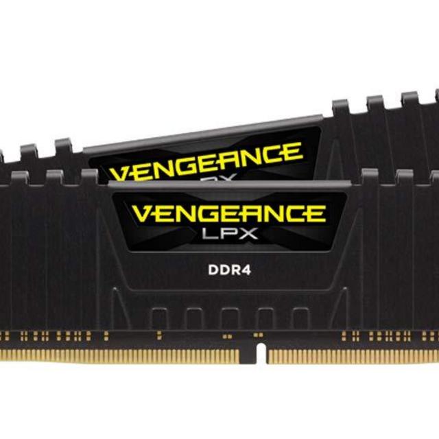 Corsair Vengeance LPX 16GB (2x8GB) DDR4 DRAM 3200MHz C16 Desktop Memory Kit - Black (CMK16GX4M2B3200C16),Vengeance LPX Black