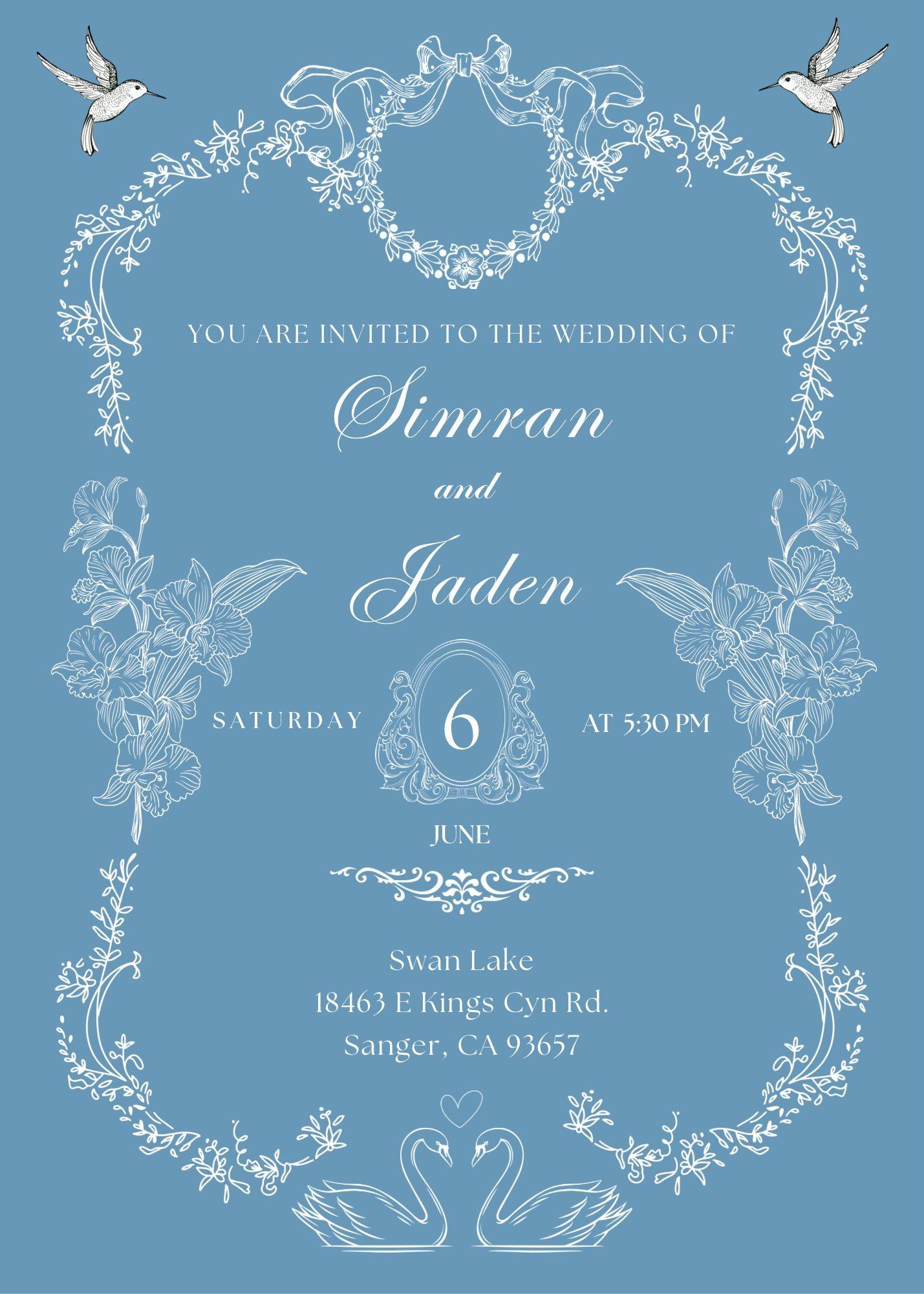 The Wedding Website of Simran Sidhu and Jaden Uphoff