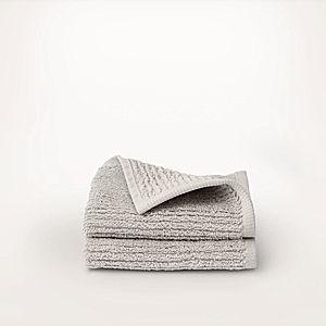 Turkish Ribbed Washcloths (Pair) - Pewter