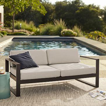 Portside Aluminum Outdoor Sofa