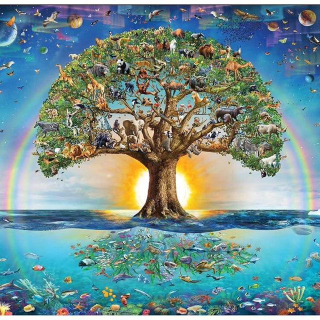 Anatolian Puzzle - Tree of Life, 3000 Piece Jigsaw Puzzle, #4927