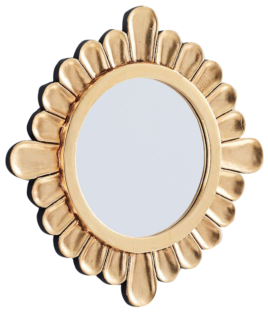 Peruvian Wall Mirrors - White/Gold