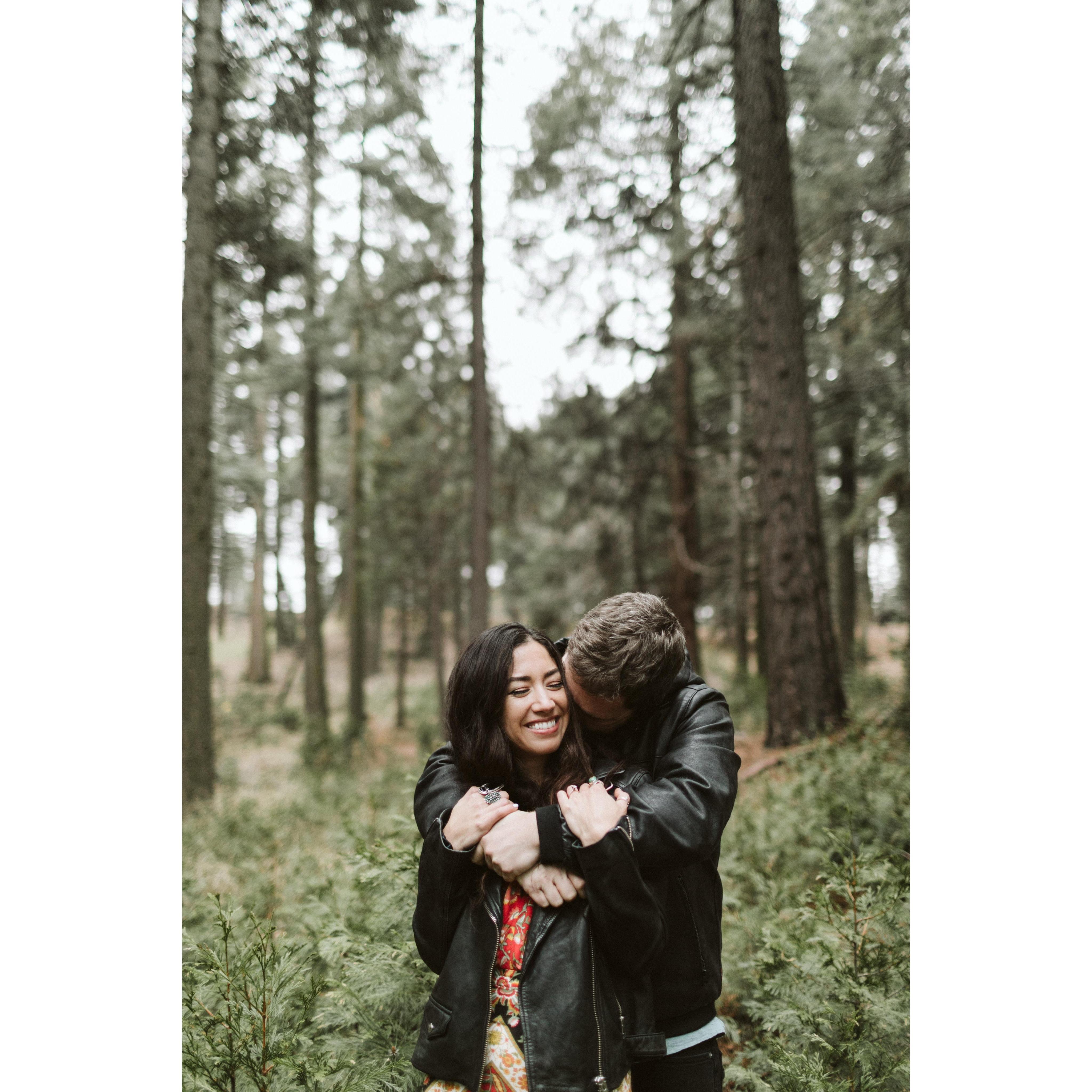 Our Lake Arrowhead engagement shoot
Photo by Britt Crowe (brittcrowe.com)