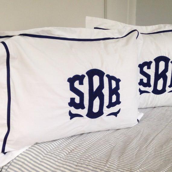 Monogram Shams