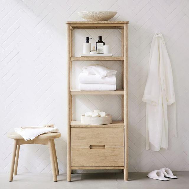 Bone White Manzanita Linen Closet