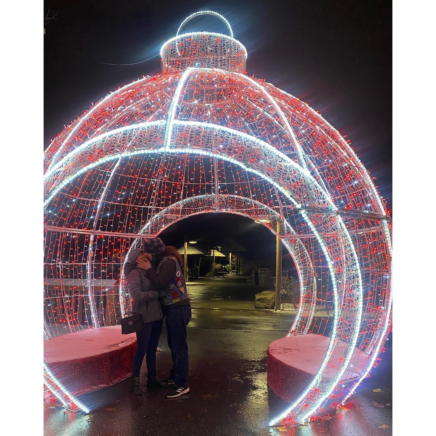 The night we got engaged!