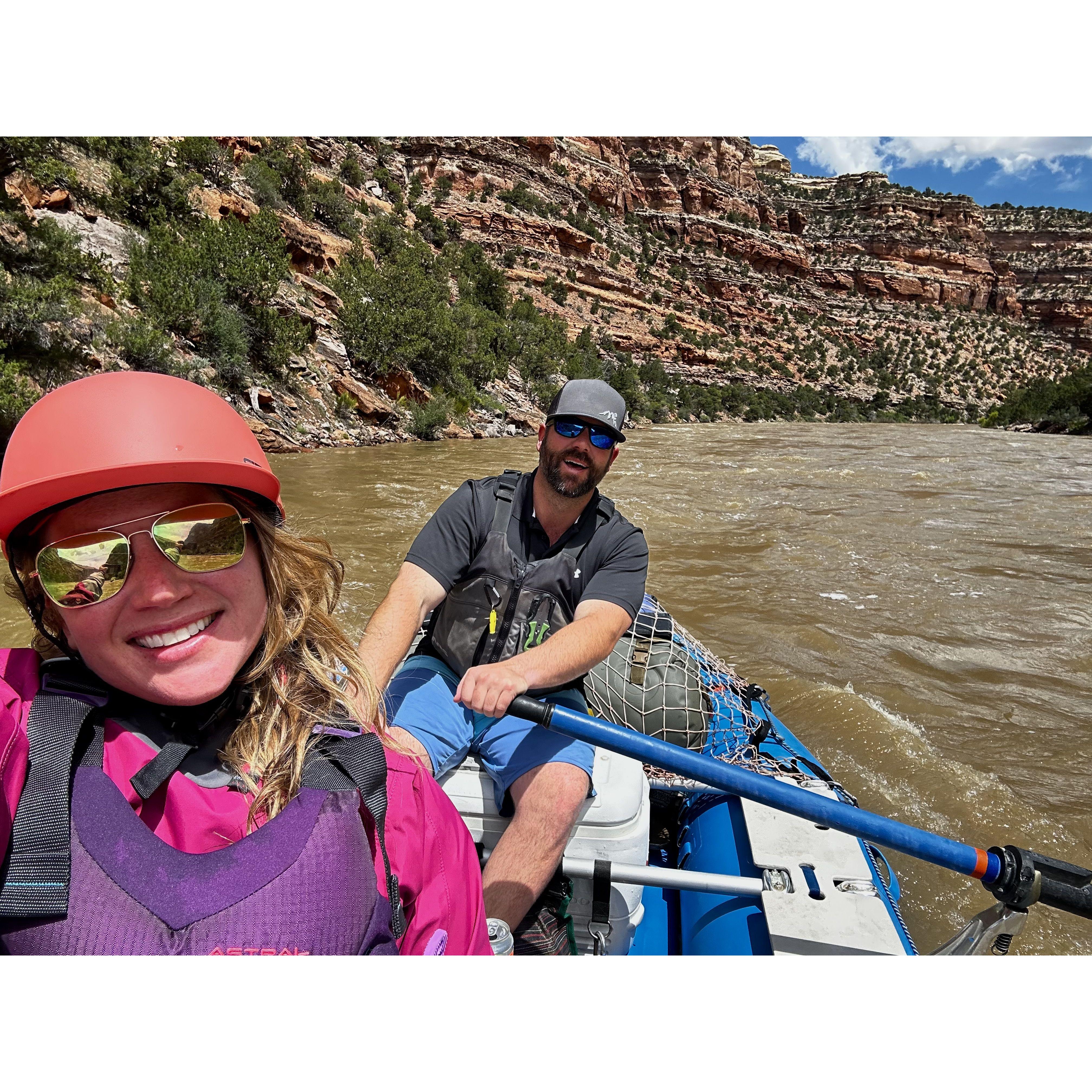 Rafting the Yampa in May '24