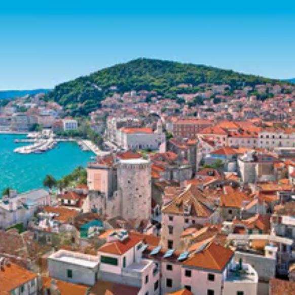 Dinner in Split, Croatia