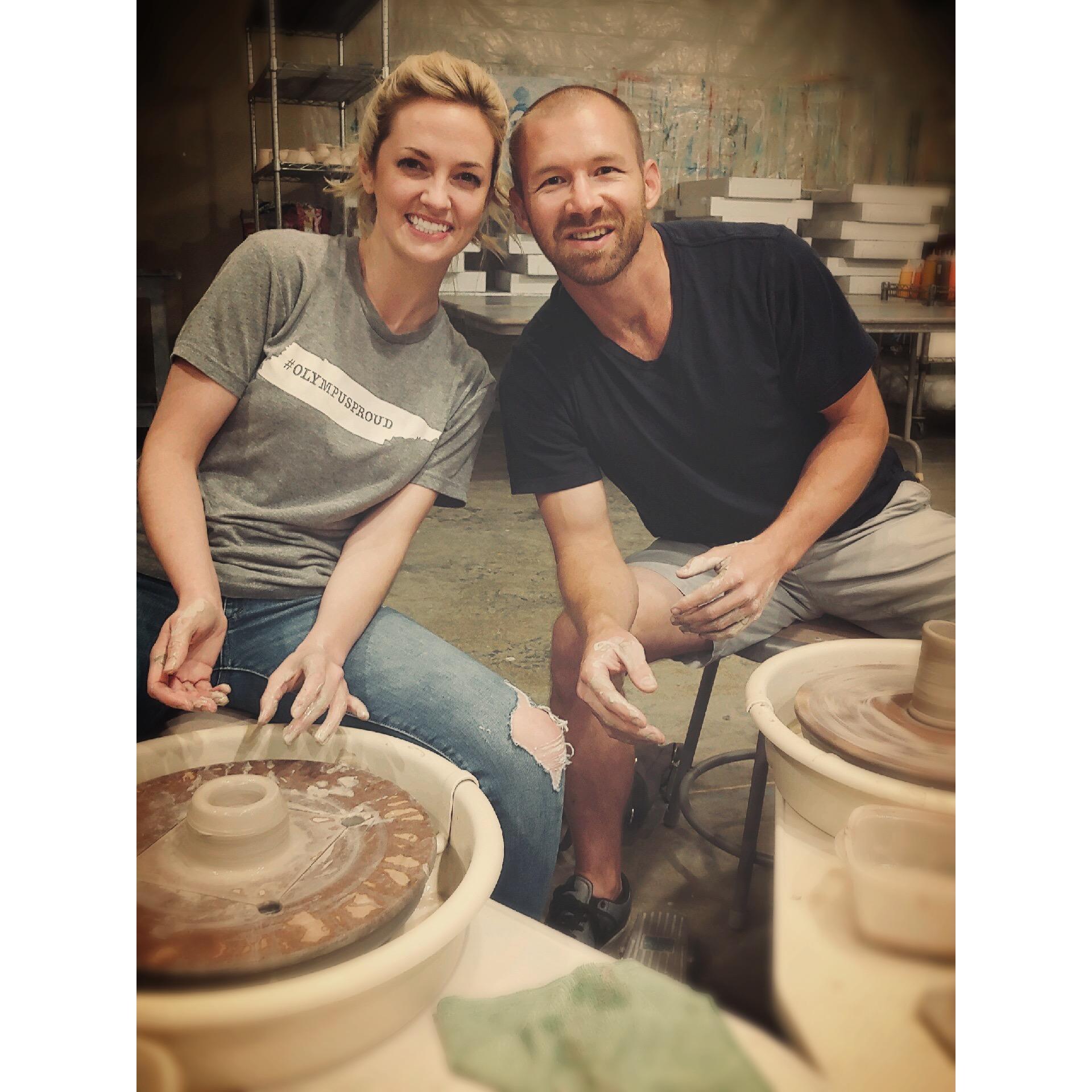 Pottery class together 2019.