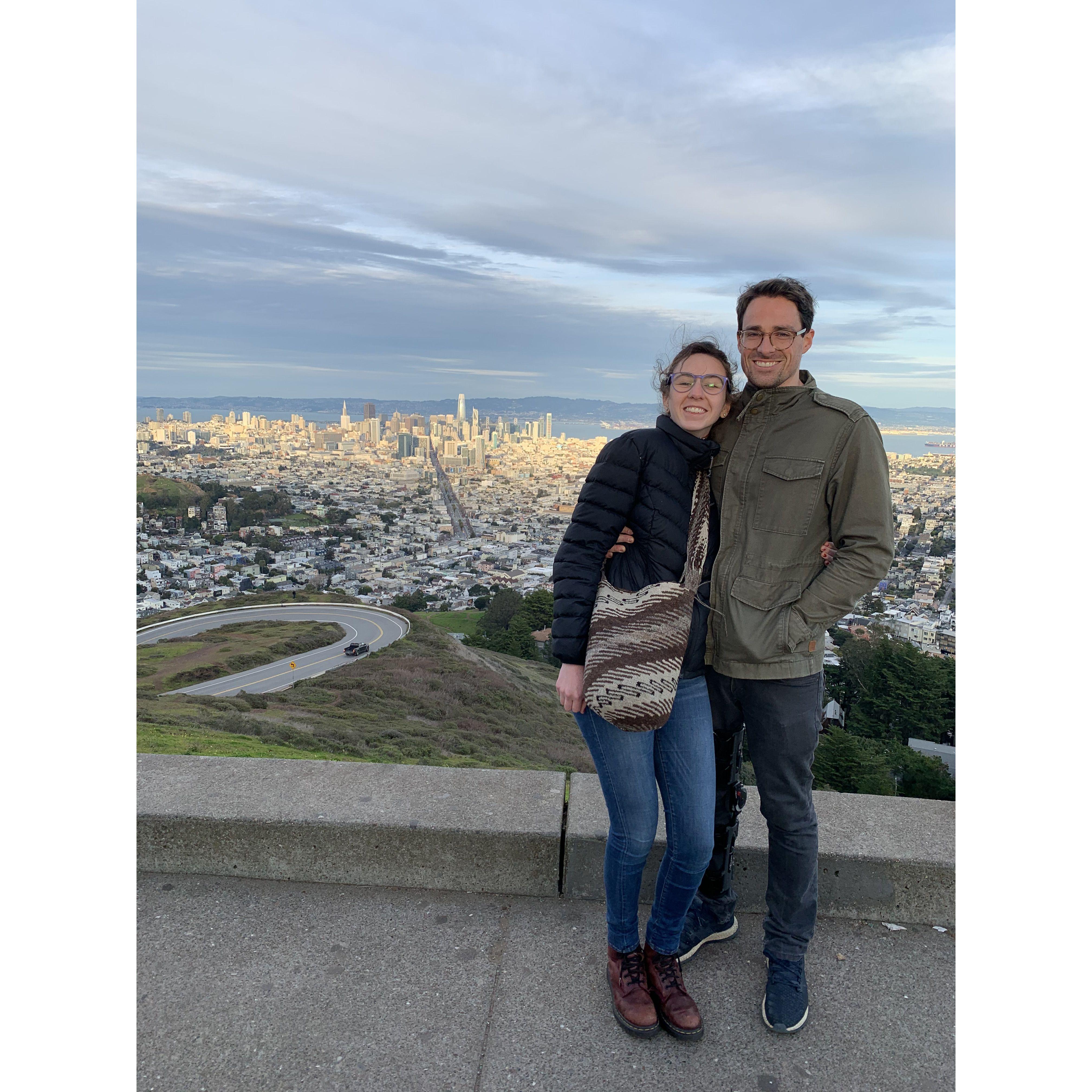 Our first trip to visit Hayden's brother in San Francisco, when skinny jeans were still cool.