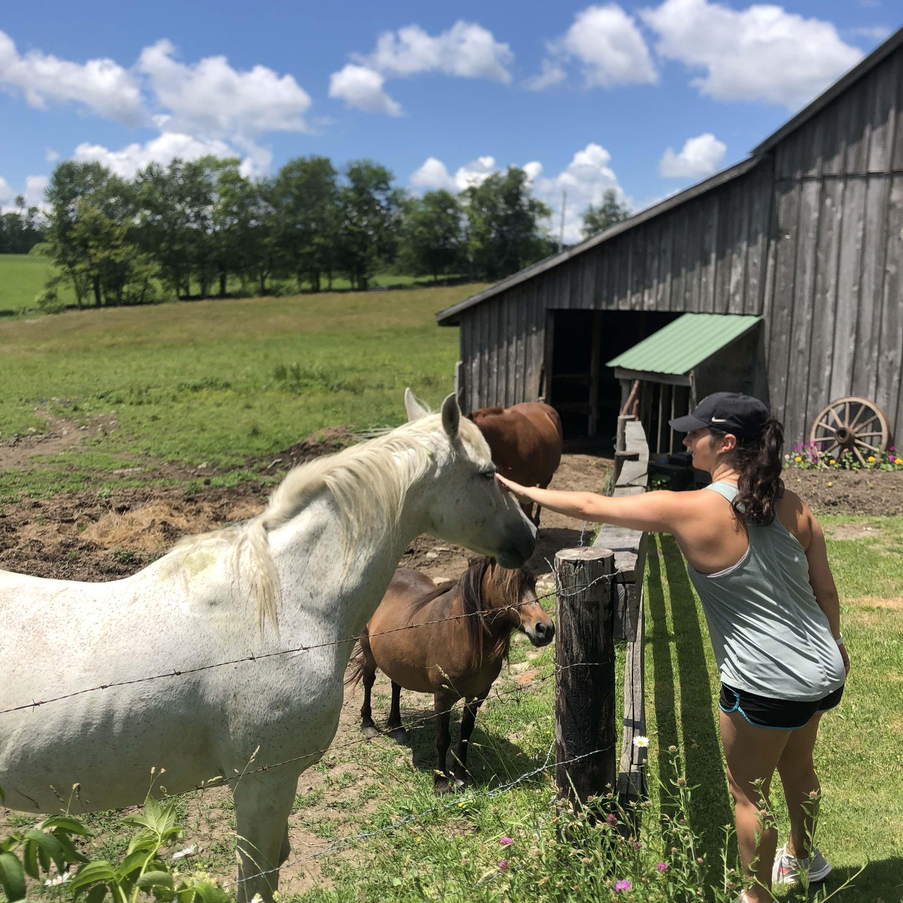 Fun Fact: back in 2020 Kat, Julia and Elizabeth took a walk to Longacre Farm wedding venue. A little foreshadowing of her future wedding reception location!