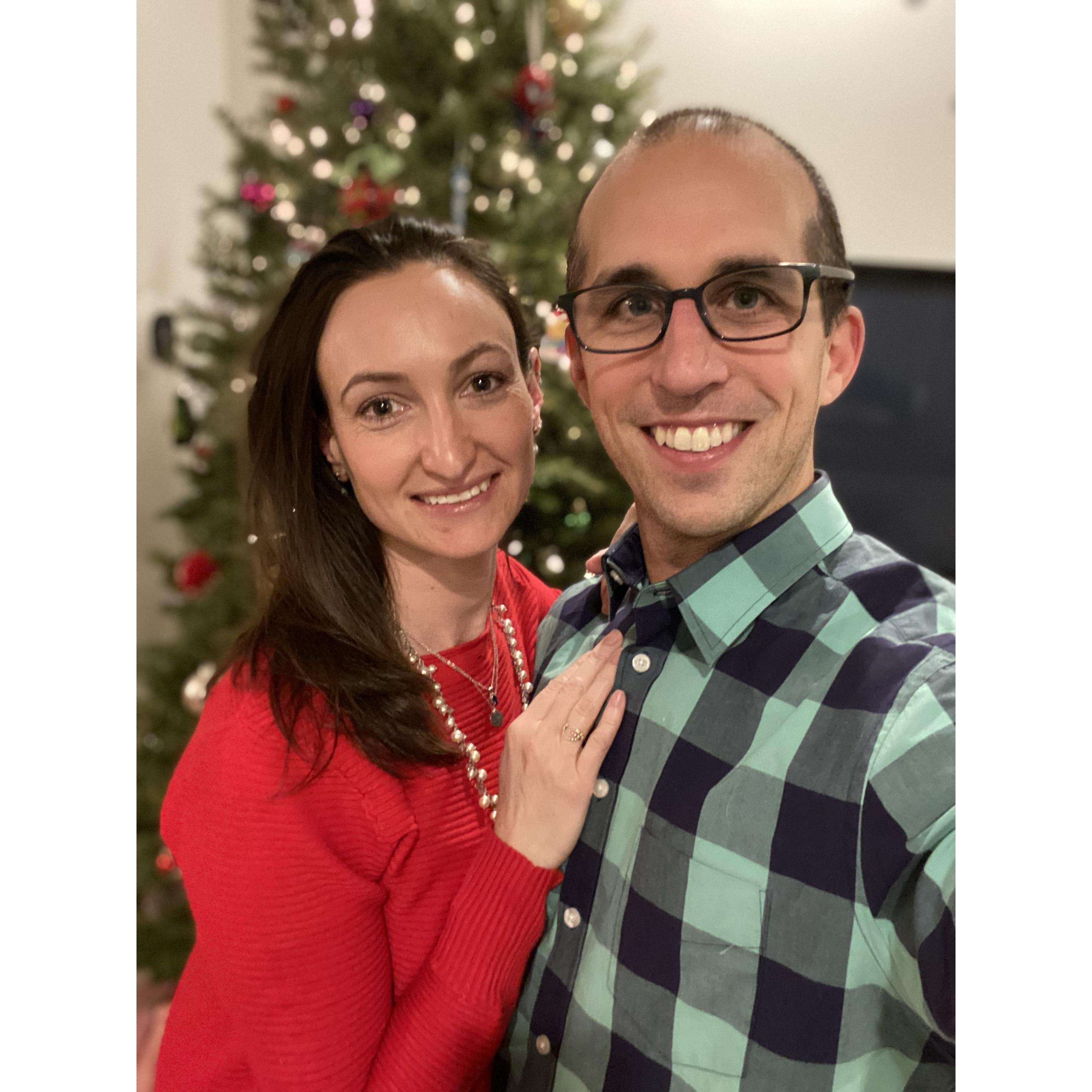Our first Christmas together.
