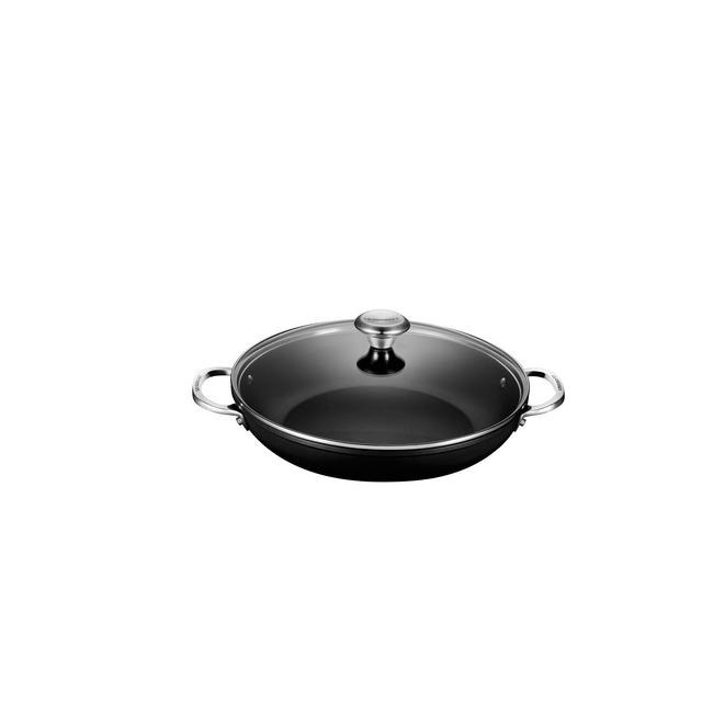 Le Creuset Hard Anodized Aluminum Nonstick 4-Qt. Braiser with Lid