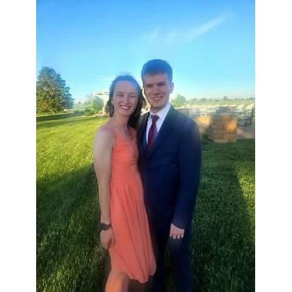 Second wedding as a couple, this time on Angela's birthday and Austin as a groomsman